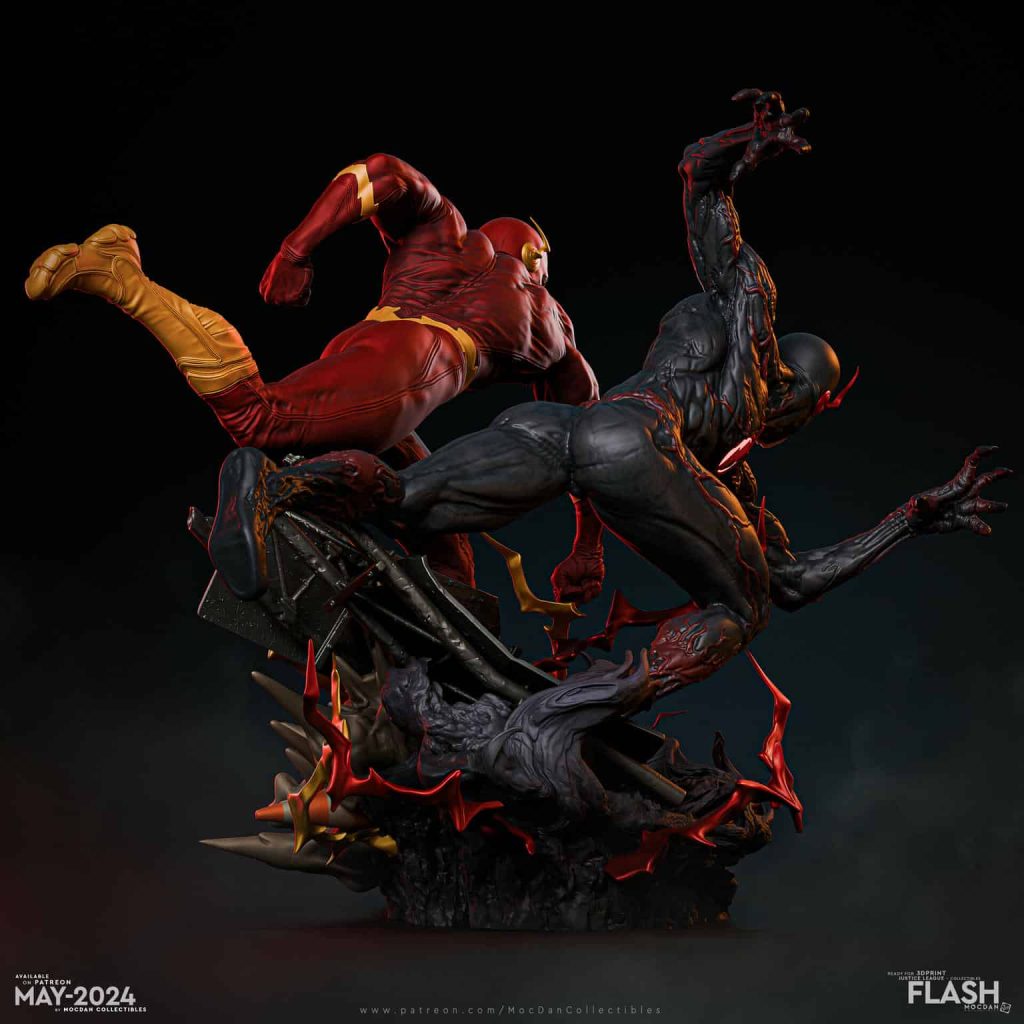 图片[3]-MocDan Collectibles – Flash vs BlackFlash – DC Comics-P站图纸收藏馆