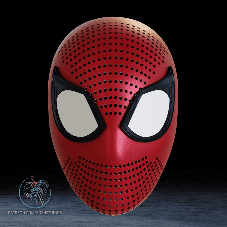 图片[2]-Yosh ‌漫威 神奇蜘蛛侠的头罩-P站图纸收藏馆