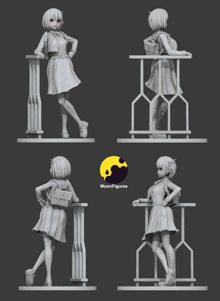 图片[2]-Moon Figures 莉可丽丝 锦木千束-P站图纸收藏馆