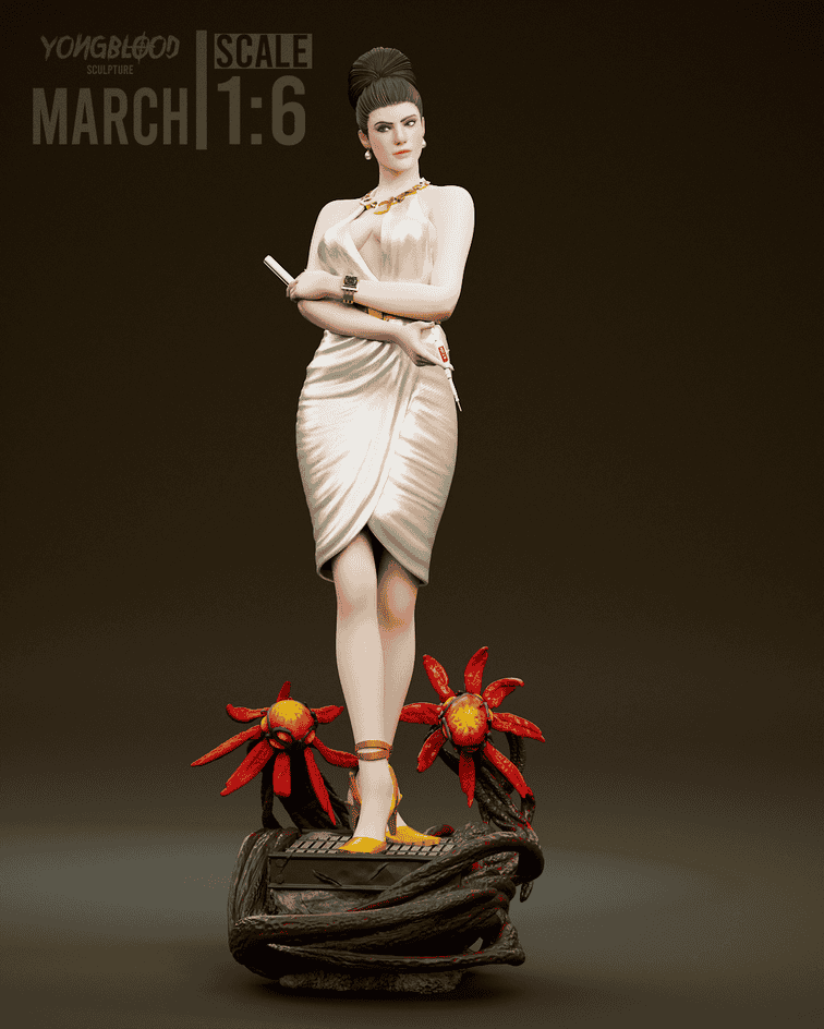 图片[1]-Yongblood Sculpture 生化危机 伊柯塞拉·琼尼-P站图纸收藏馆