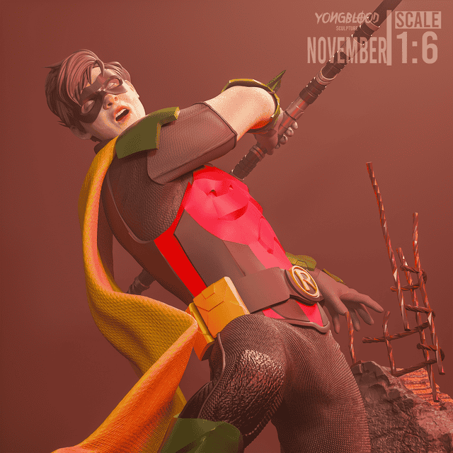 图片[2]-Yongblood Sculpture DC漫画 罗宾 达米安·韦恩-P站图纸收藏馆