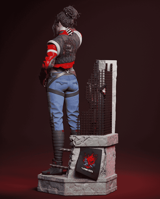 图片[3]-Yongblood Sculpture 赛博朋克2077 帕南·帕尔默-P站图纸收藏馆