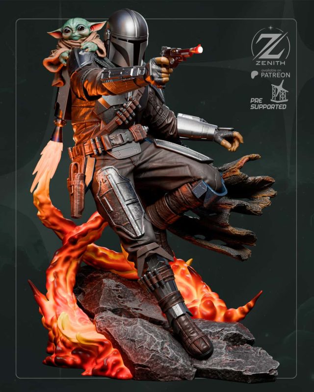 ZEZ STUDIOS 星球大战 曼达洛人与古古-P站图纸收藏馆