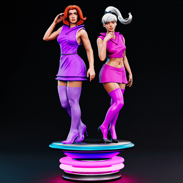 BrunoArt3D 杰森一家 朱迪杰特森和简杰特森-P站图纸收藏馆