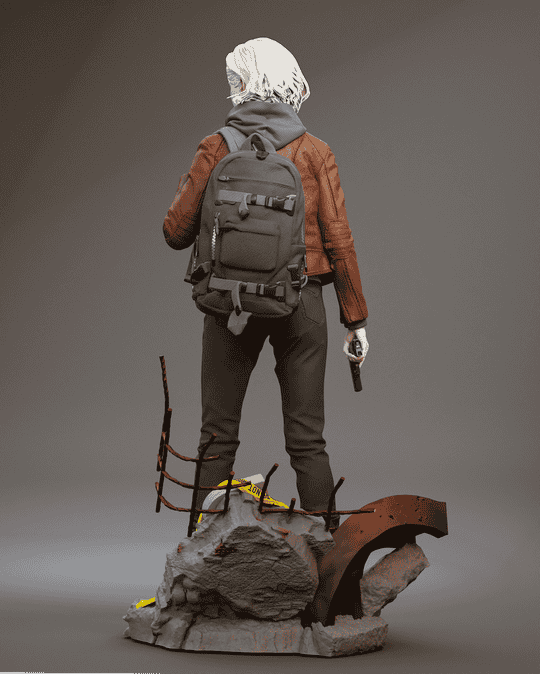 图片[3]-Yongblood Sculpture 生化危机 格蕾丝·阿什克罗夫特-P站图纸收藏馆