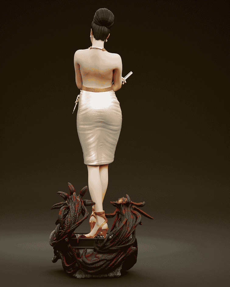 图片[3]-Yongblood Sculpture 生化危机 伊柯塞拉·琼尼-P站图纸收藏馆
