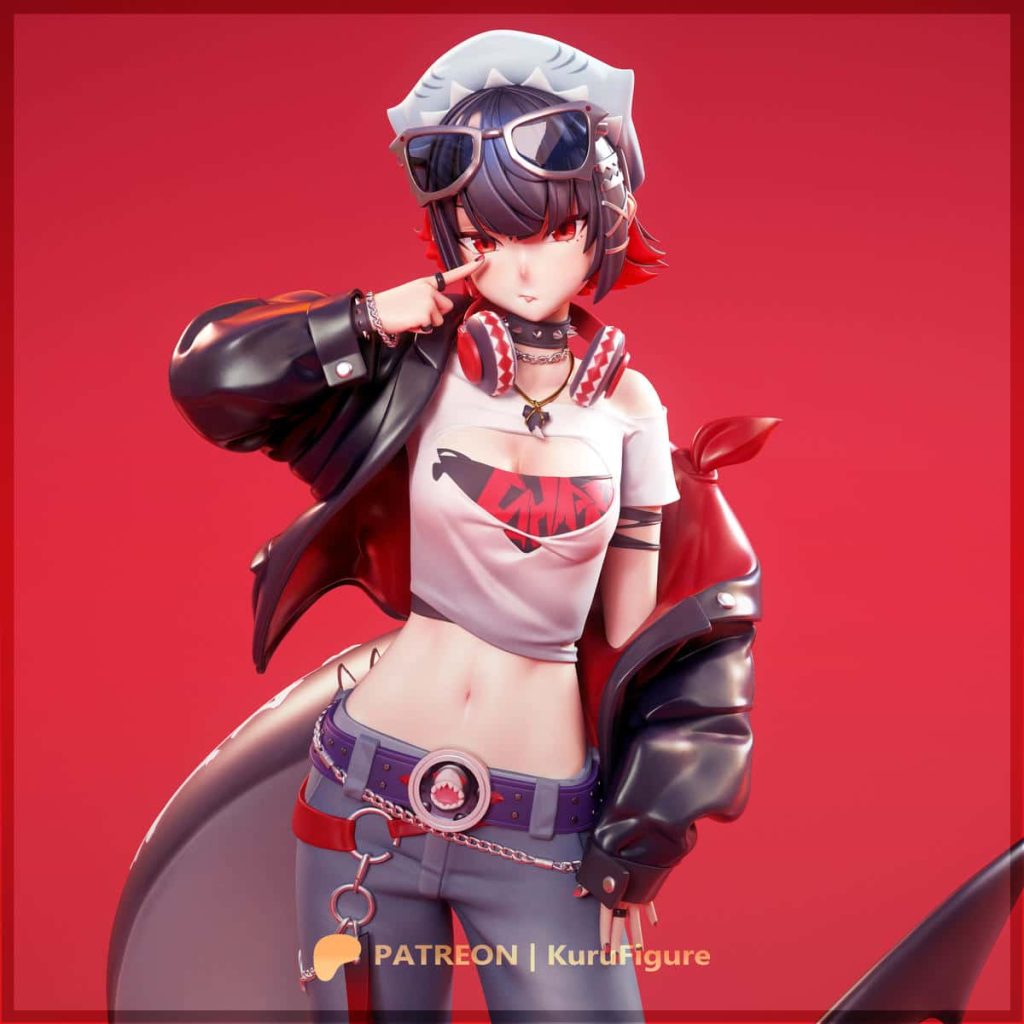 图片[3]-Kuru Figure 绝区零 艾莲·乔-P站图纸收藏馆