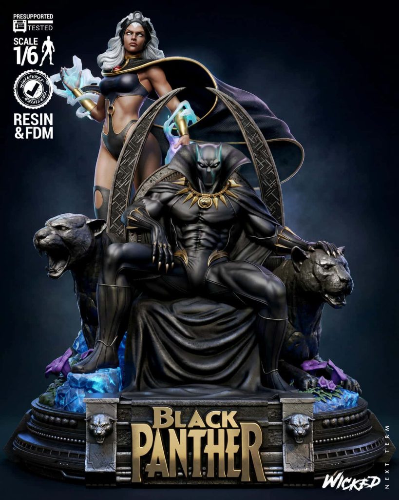 图片[1]-3DWicked 漫威 黑豹 特查拉-P站图纸收藏馆