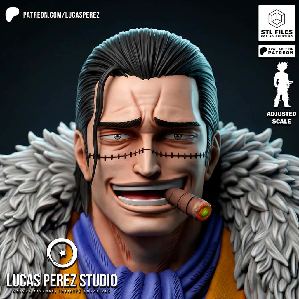 图片[2]-Lucas Perez 海贼王 克洛克达尔-P站图纸收藏馆
