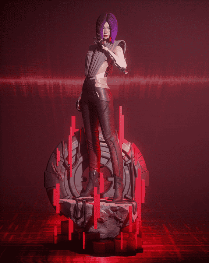 Yongblood Sculpture 赛博朋克 百灵鸟-P站图纸收藏馆