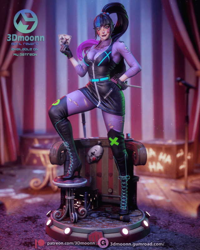 3Dmoonn DC漫画 笑点-P站图纸收藏馆