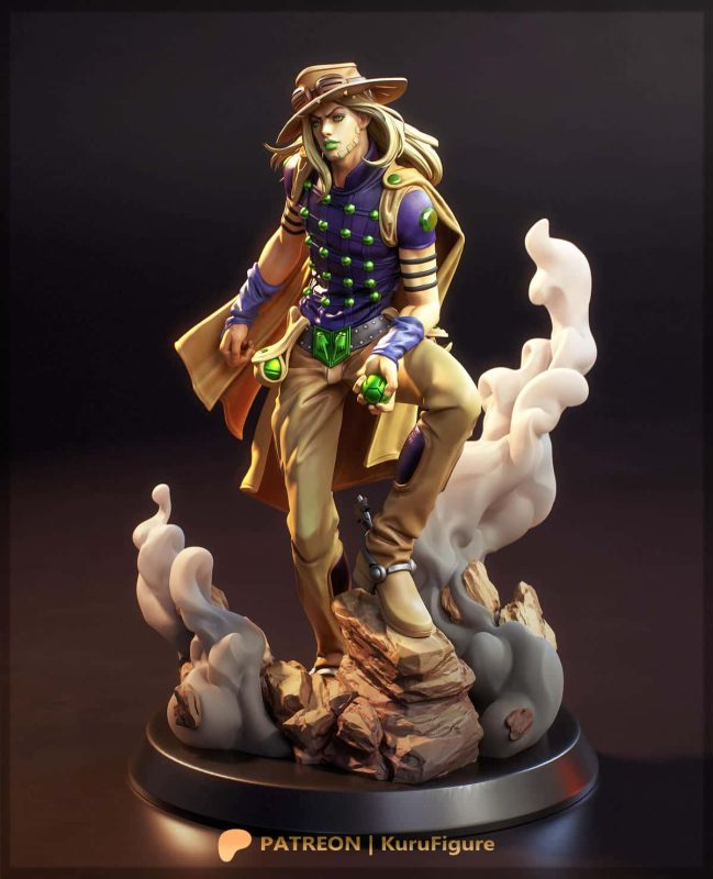 Kuru Figure JOJO的奇妙冒险 尤里乌斯·凯撒·齐贝林-P站图纸收藏馆