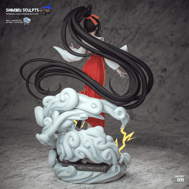 图片[3]-Shinobu Sculpts 恶魔高中D×D 姬岛朱乃-P站图纸收藏馆