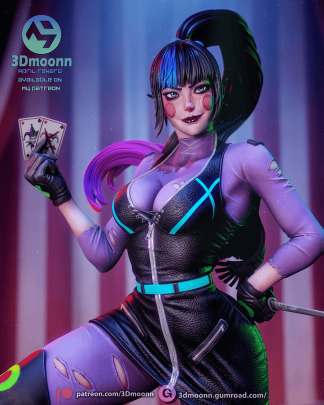 图片[2]-3Dmoonn DC漫画 笑点-P站图纸收藏馆
