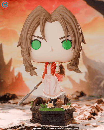 Chibi Land Figures 最终幻想 爱丽丝·盖恩斯伯勒-P站图纸收藏馆