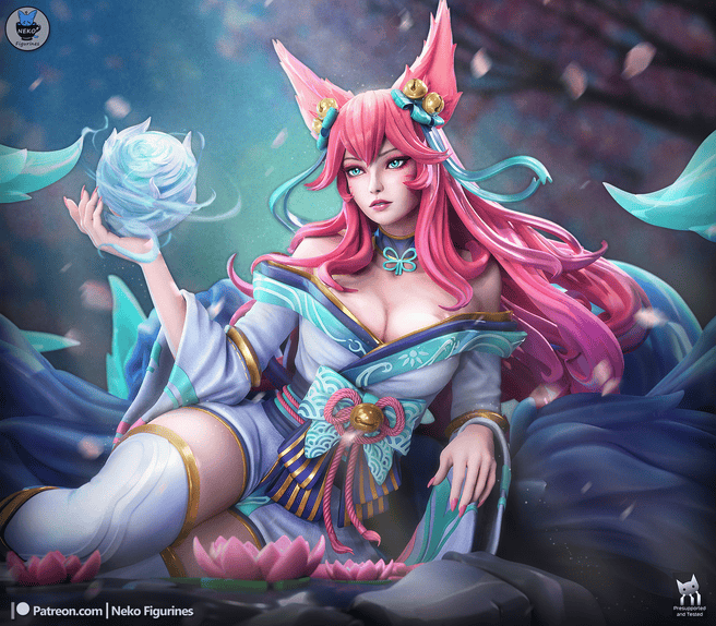 Neko 英雄联盟 阿狸-P站图纸收藏馆