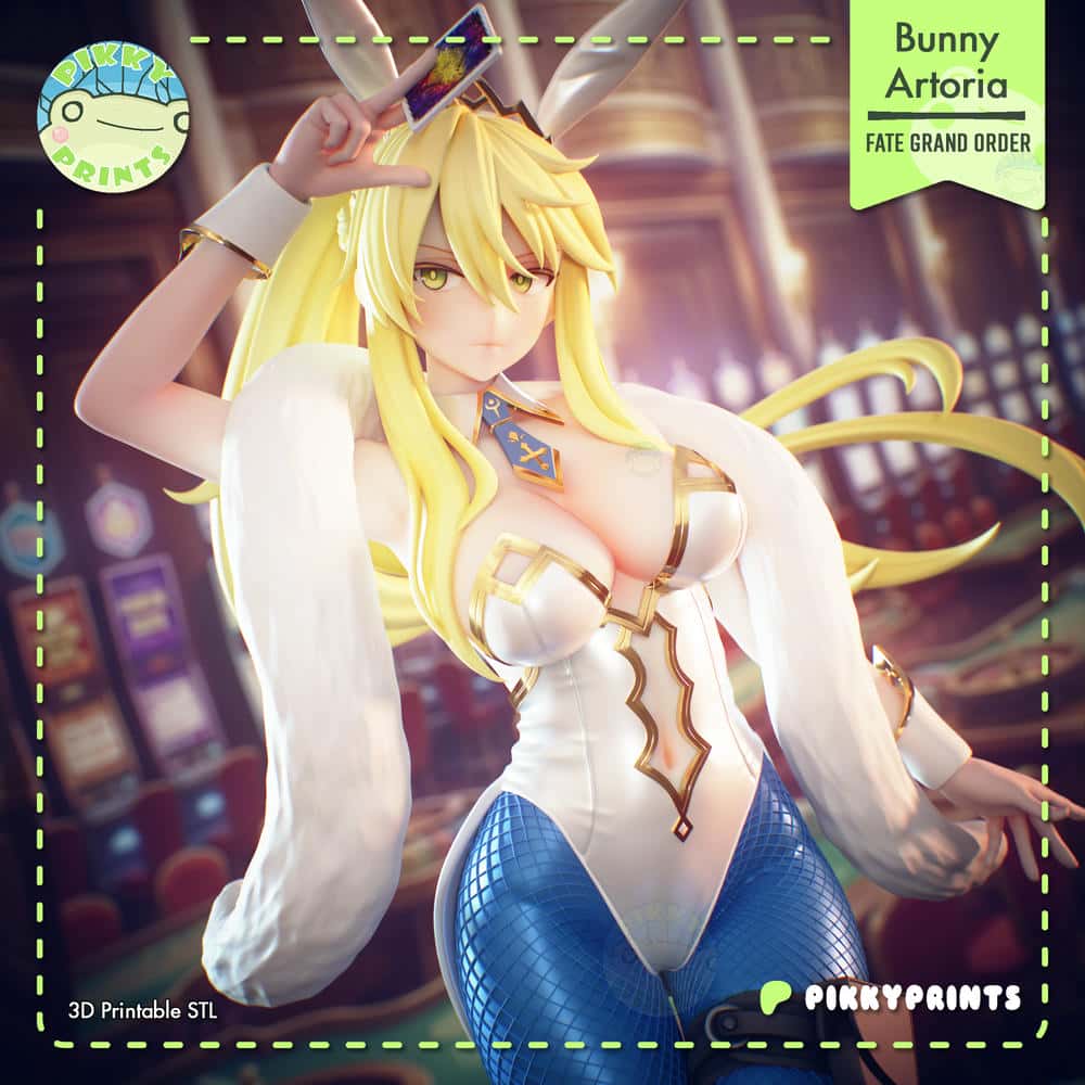 图片[2]-Pikitty 命运：冠位指定 迎宾兔女郎-P站图纸收藏馆