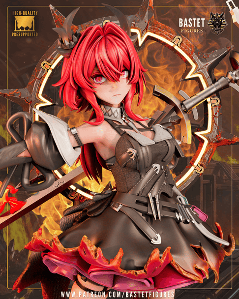 图片[2]-Bastet Figures 明日方舟 莱瓦汀-P站图纸收藏馆