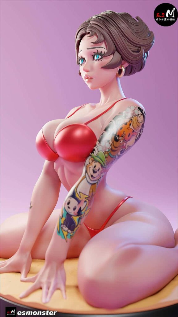 图片[2]-ESMonster 贝蒂娃娃-P站图纸收藏馆