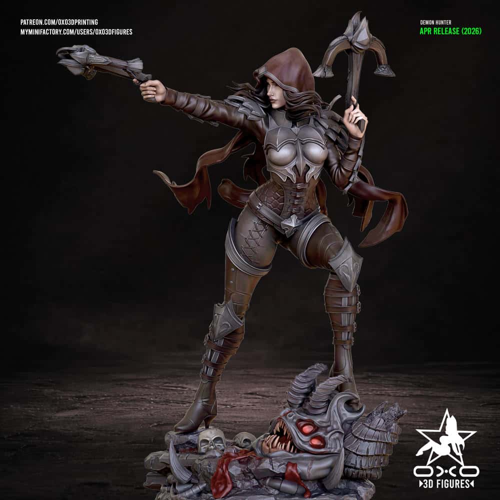 图片[3]-OXO3D 恶魔猎手-P站图纸收藏馆