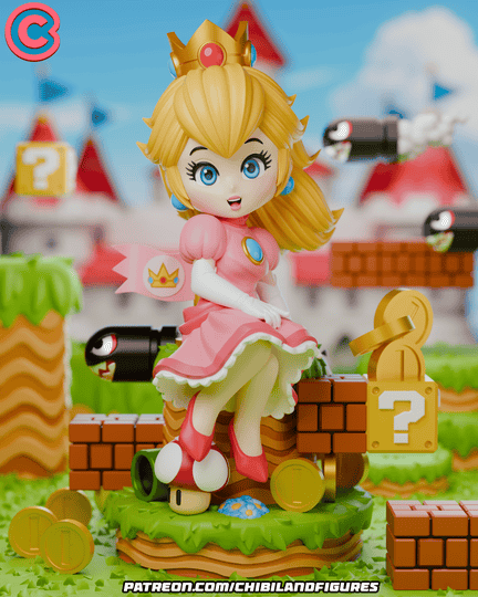 Chibi Land Figures 超级马力奥 碧姬公主-P站图纸收藏馆