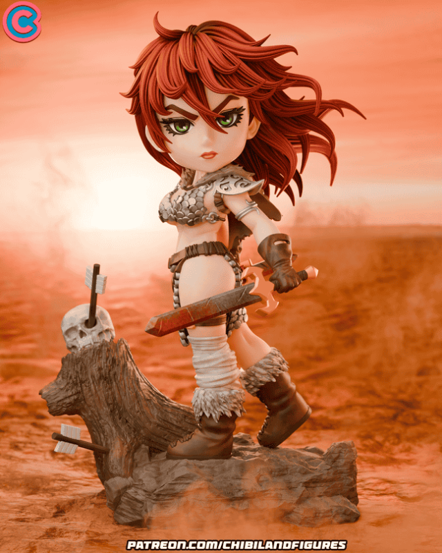 Chibi Land Figures 女王神剑 红发索尼娅-P站图纸收藏馆