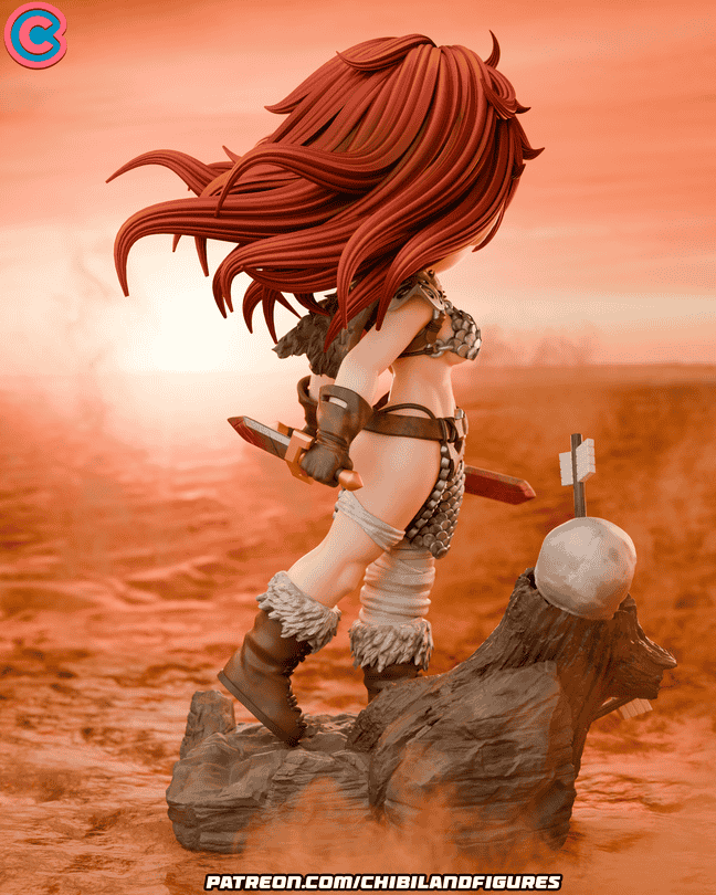 图片[3]-Chibi Land Figures 女王神剑 红发索尼娅-P站图纸收藏馆