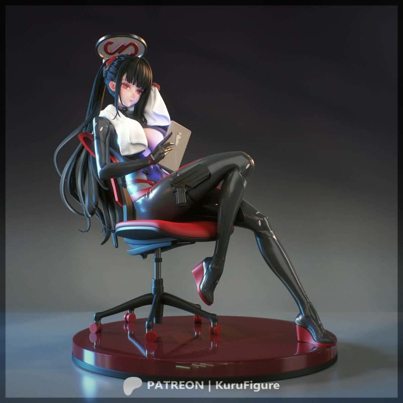 Kuru Figure 碧蓝档案 调月莉音-P站图纸收藏馆