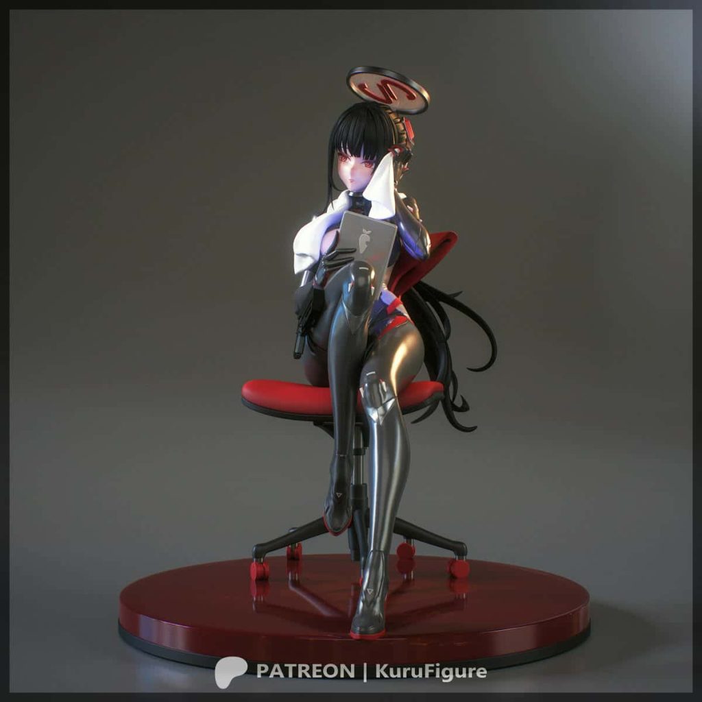 图片[2]-Kuru Figure 碧蓝档案 调月莉音-P站图纸收藏馆