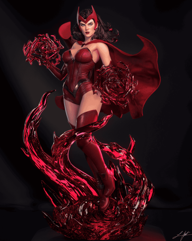 ESMonster 漫威 绯红女巫-P站图纸收藏馆