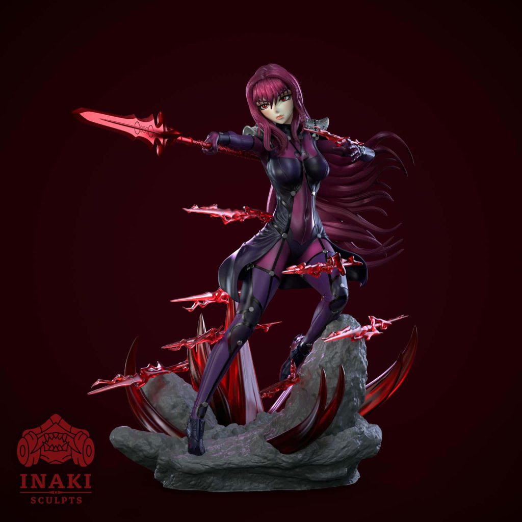 Inaki Sculpts 命运：冠位指定 斯卡哈-P站图纸收藏馆