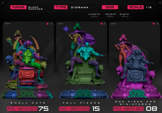 图片[5]-3DWicked 漫威 黑豹 特查拉-P站图纸收藏馆