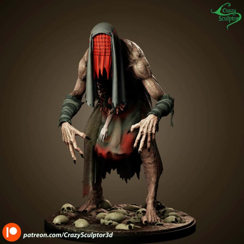 Crazy Sculptor 猎魔人 呢喃婆-P站图纸收藏馆