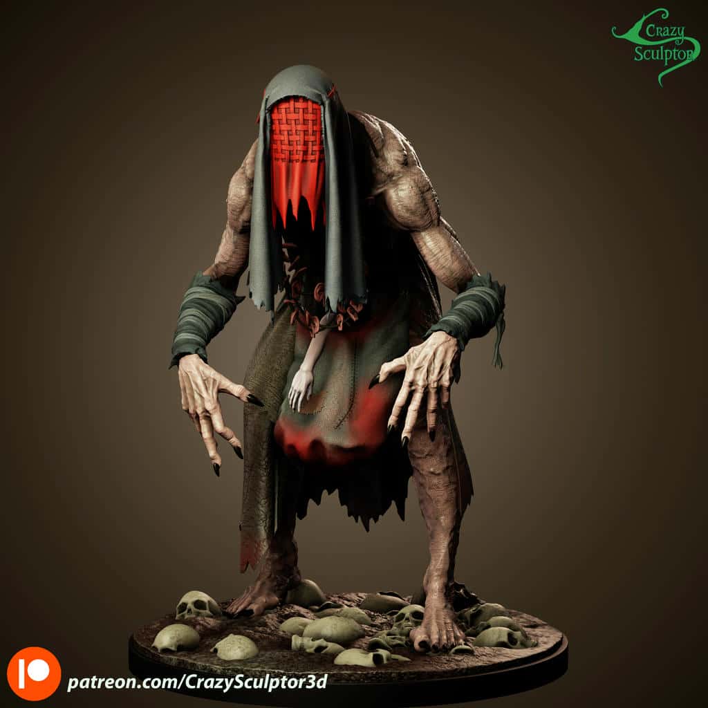 图片[1]-Crazy Sculptor 猎魔人 呢喃婆-P站图纸收藏馆