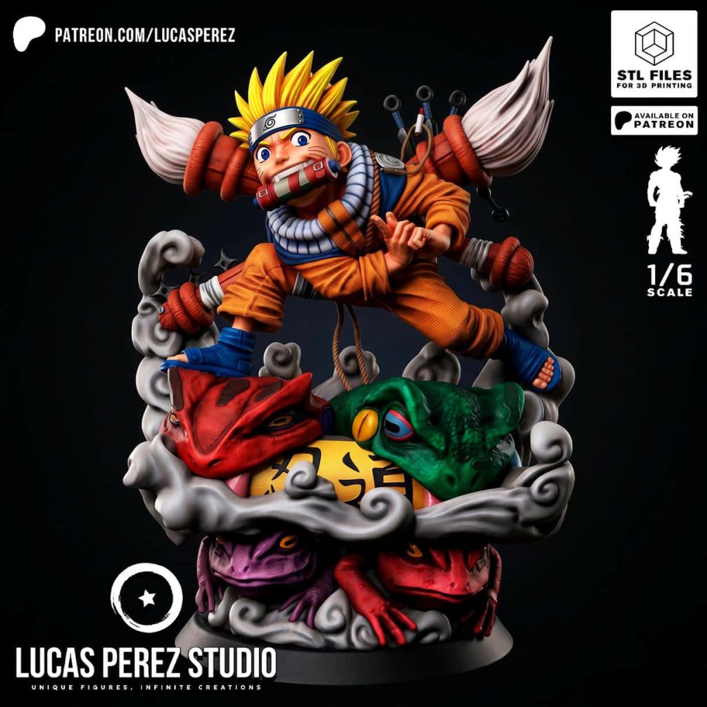 图片[1]-Lucas Perez 火影忍者 鸣人-P站图纸收藏馆