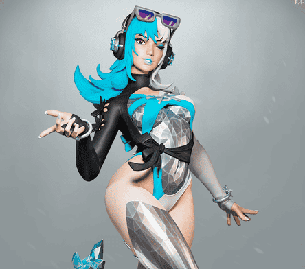 图片[2]-ESMonster 漫威争锋 冰月花雪-P站图纸收藏馆