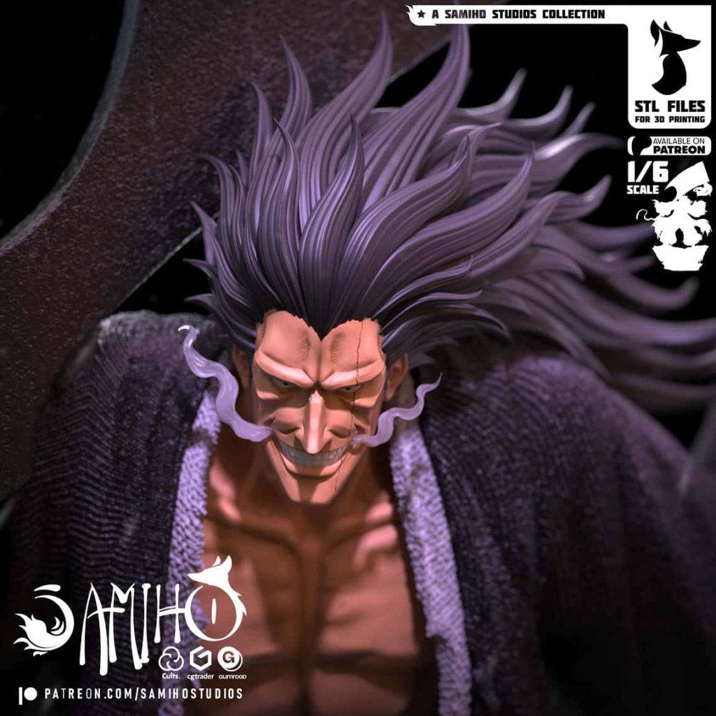 图片[2]-Samiho 死神 更木剑八-P站图纸收藏馆