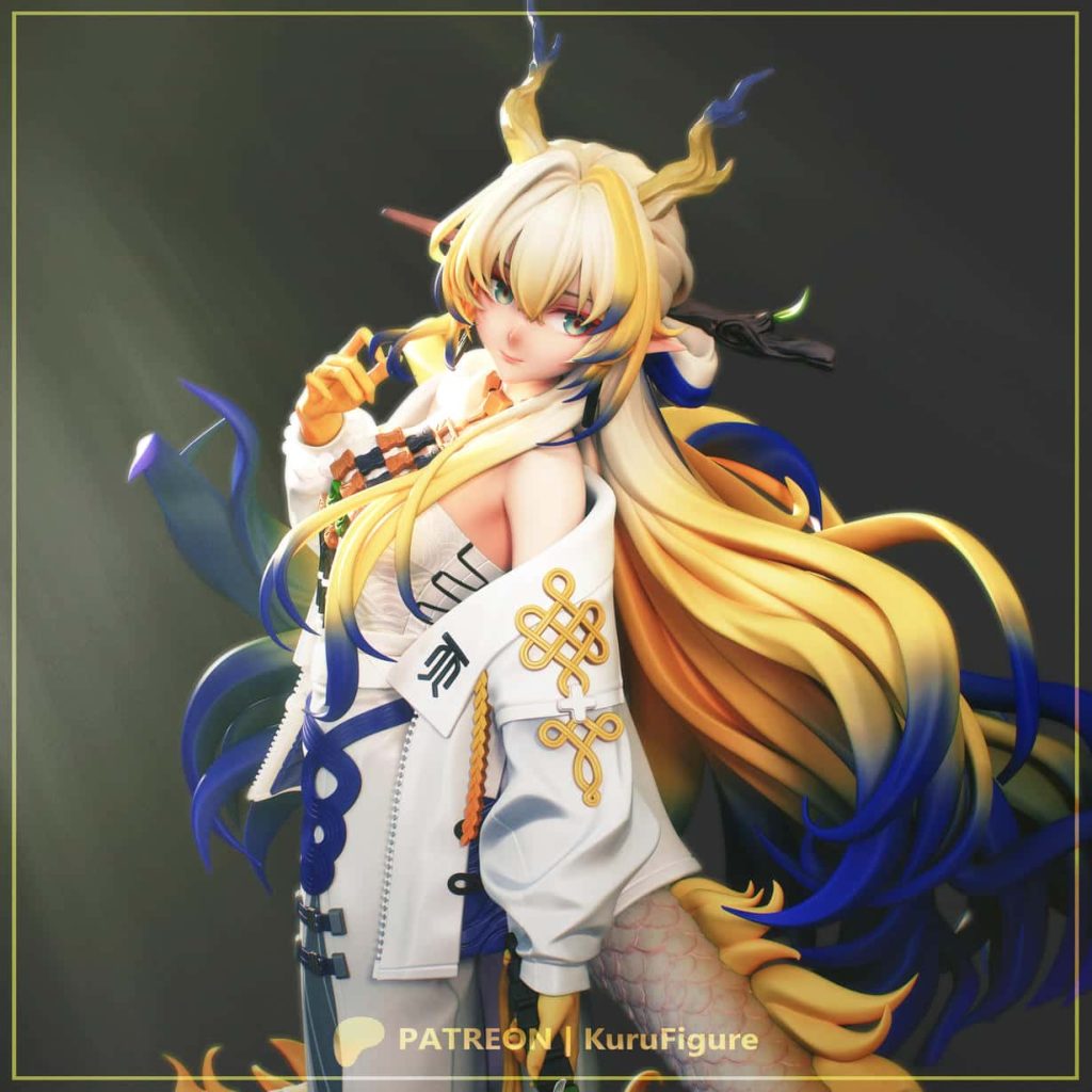 图片[2]-Kuru Figure 明日方舟 黍-P站图纸收藏馆