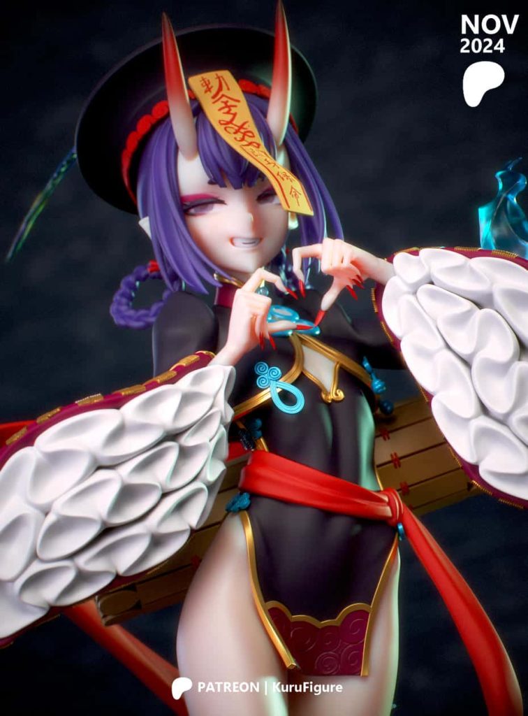 图片[1]-Kuru Figure 命运-冠位指定 酒吞童子-P站图纸收藏馆