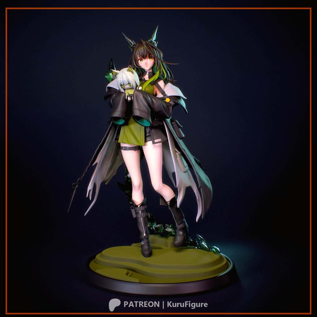 Kuru Figure 明日方舟 凯尔希的召唤物-P站图纸收藏馆