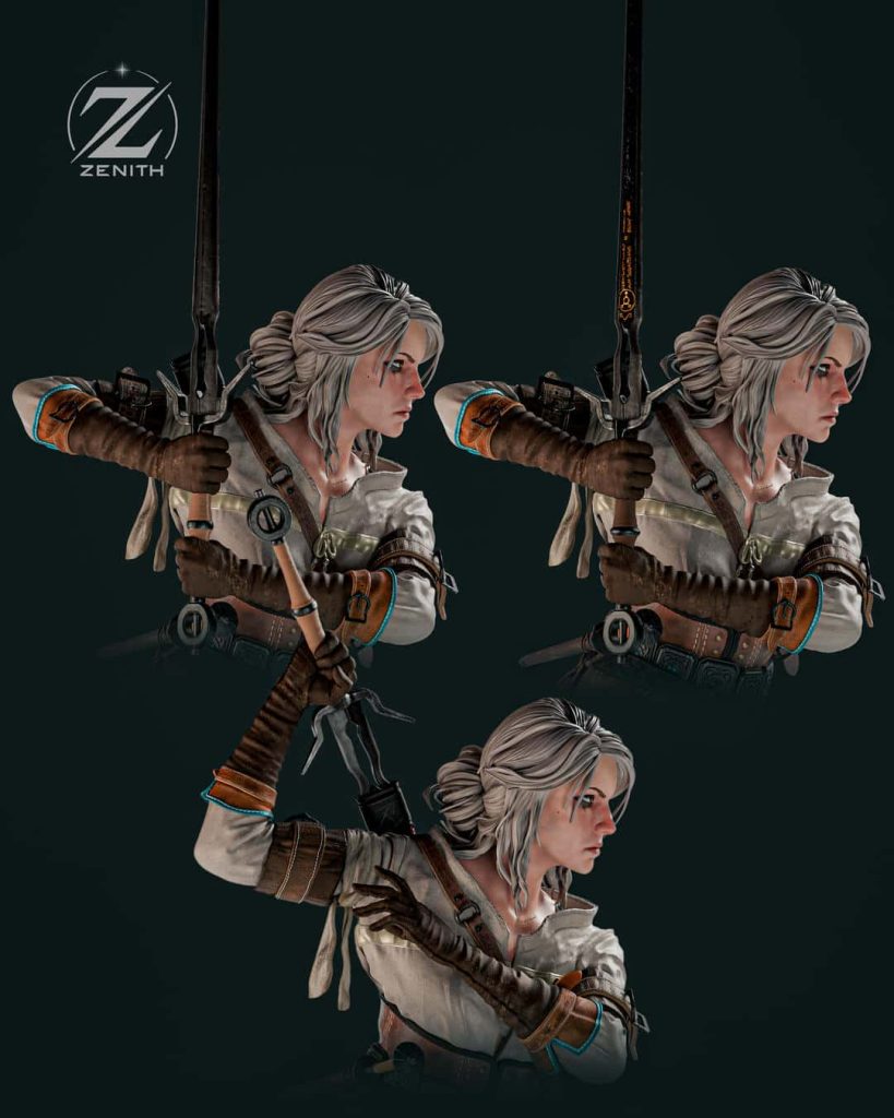 图片[3]-ZEZ STUDIOS 猎魔人 希里雅·菲欧娜·艾伦·丽安伦-P站图纸收藏馆