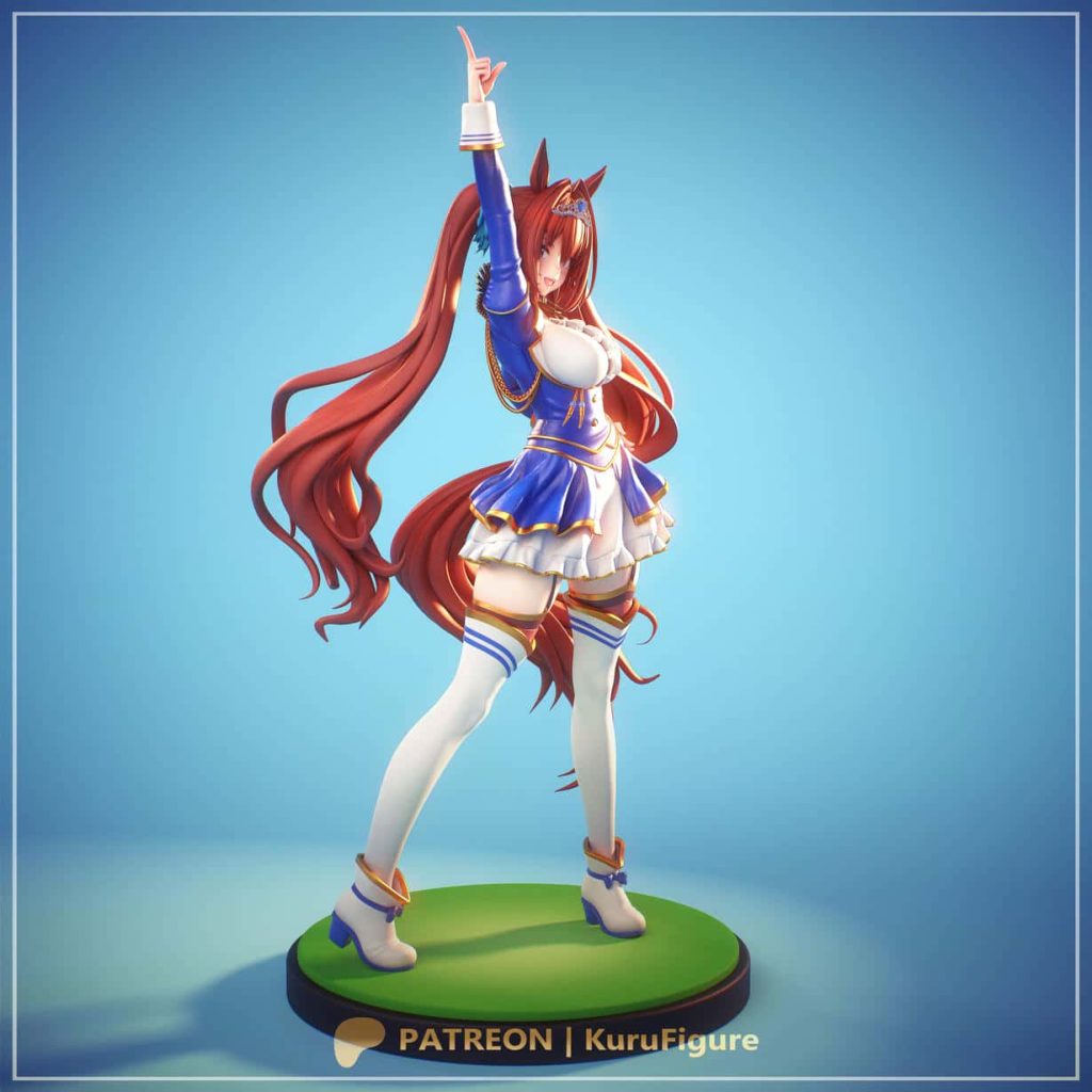 图片[3]-Kuru Figure 赛马娘 大和赤骥-P站图纸收藏馆