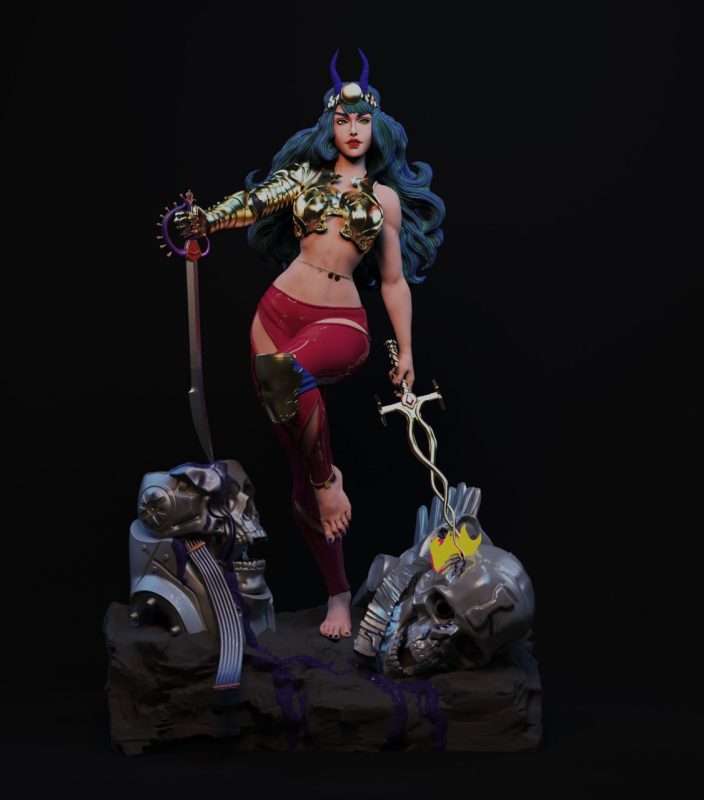 BrunoArt3D 纳尼亚传奇 白女巫-P站图纸收藏馆