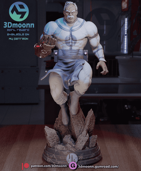 3Dmoonn 无敌少侠 征服者-P站图纸收藏馆