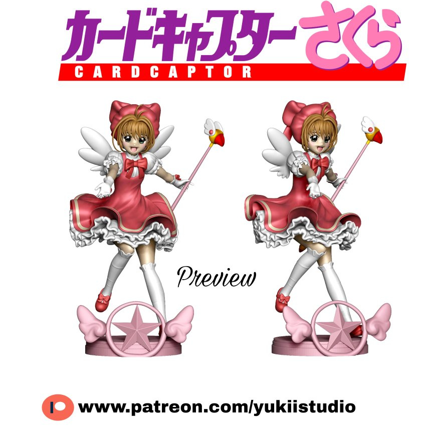 图片[1]-魔卡少女樱 木之本樱-P站图纸收藏馆