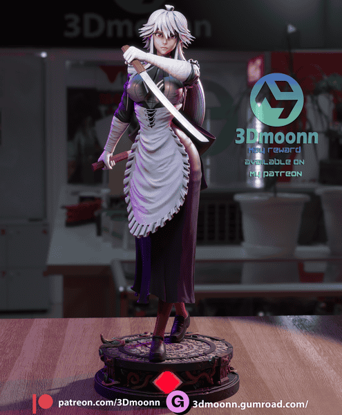 3Dmoonn 大叔新人冒险者-P站图纸收藏馆