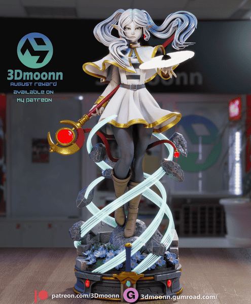 3Dmoonn 葬送的芙莉莲 芙莉莲-P站图纸收藏馆