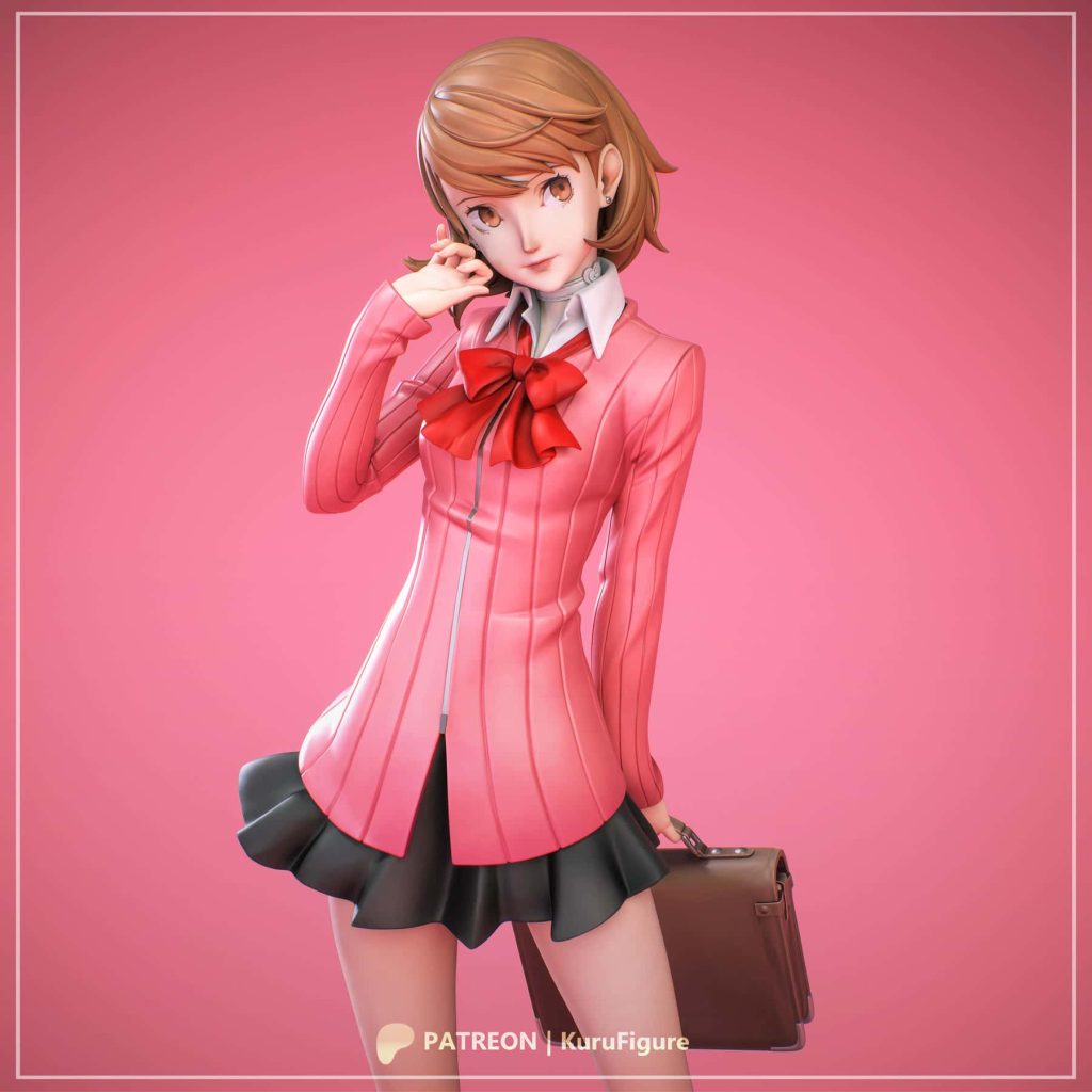 图片[2]-Kuru Figure 女神异闻录 岳羽由佳里-P站图纸收藏馆