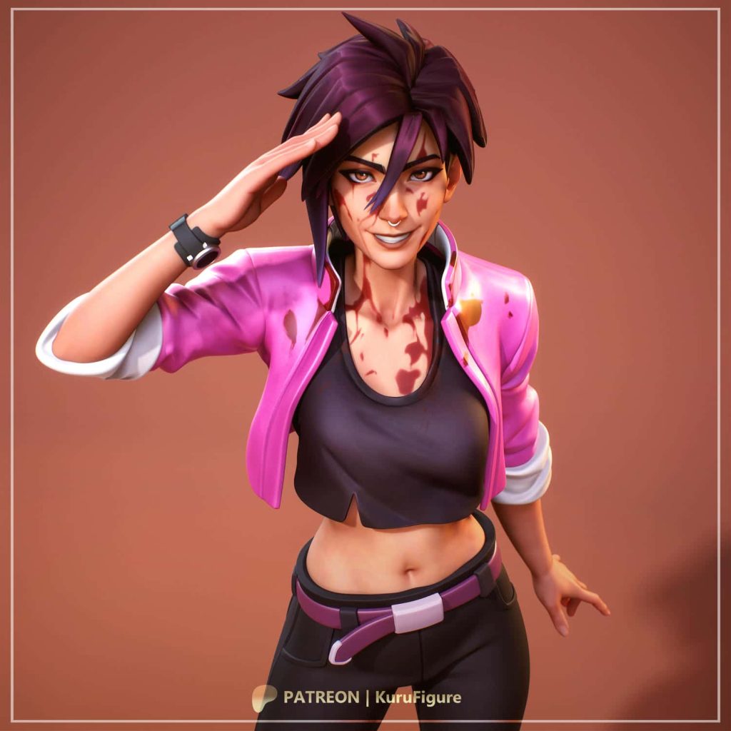 图片[2]-Kuru Figure 超英派遣中心 隐形女-P站图纸收藏馆