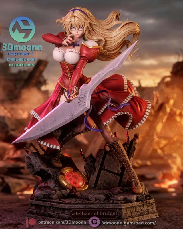 3Dmoonn 零度战姬 莎缇莱萨·L·布丽姬-P站图纸收藏馆